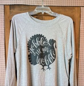 State of Mind Gobble Til You Wobble Long Sleeve Top